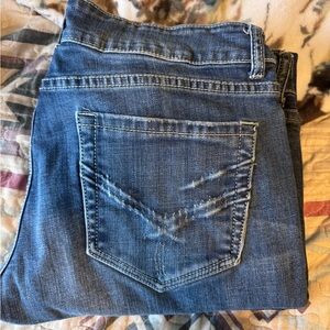 Stetson Women's Distressed Blue Boot Cut Jeans